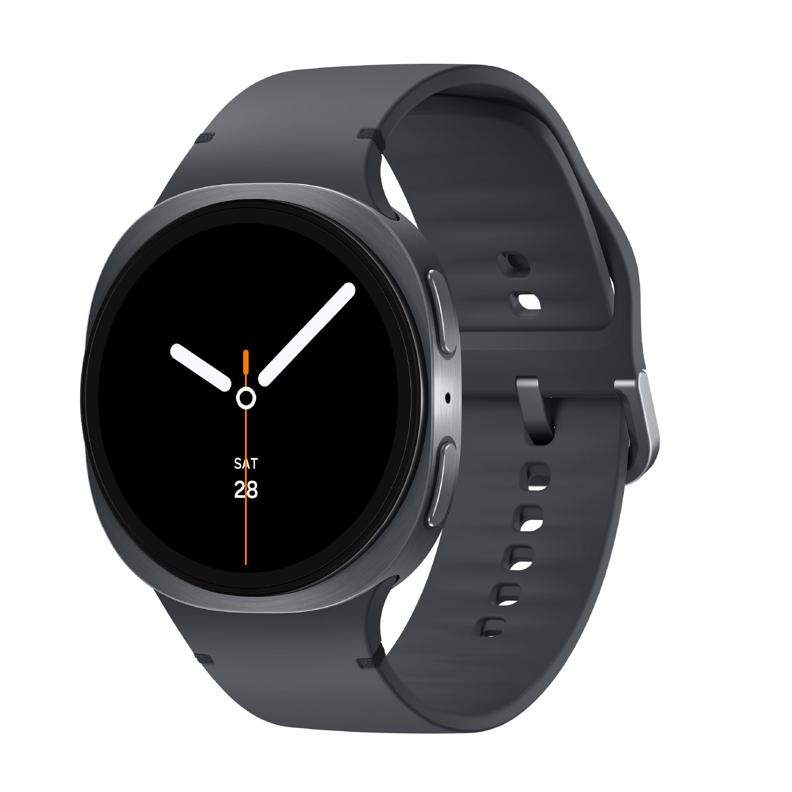 Samsung Galaxy Watch 8 (2025) 40mm Bluetooth Smartwatch, Cushion Design, Fitness Tracker, Sleep Coaching, Running Coach, Energy Score, Heart Rate Tracking, Graphite [US Version, 2 Yr Warranty]